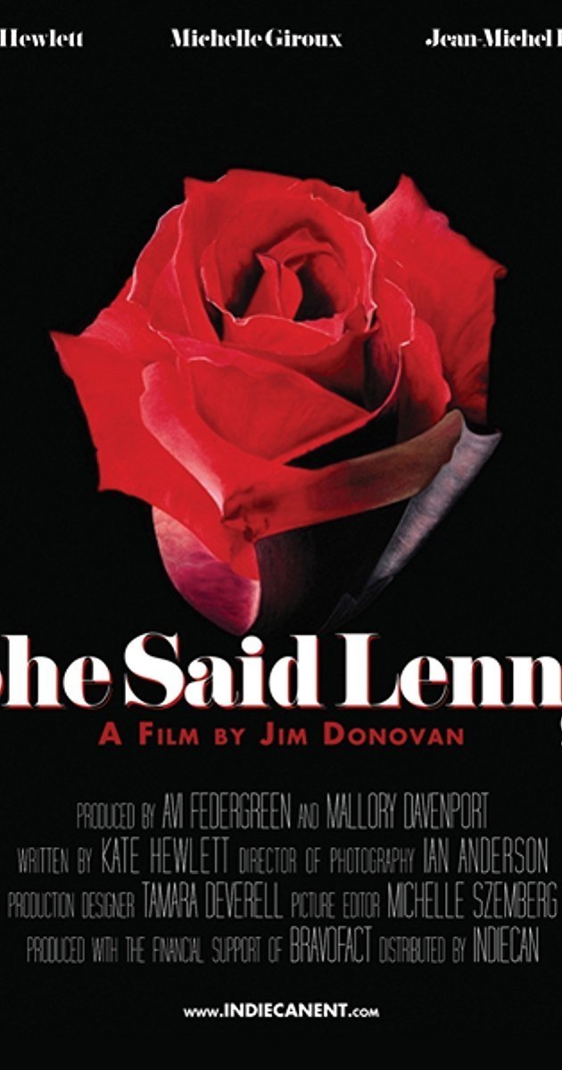 She Said Lenny poster